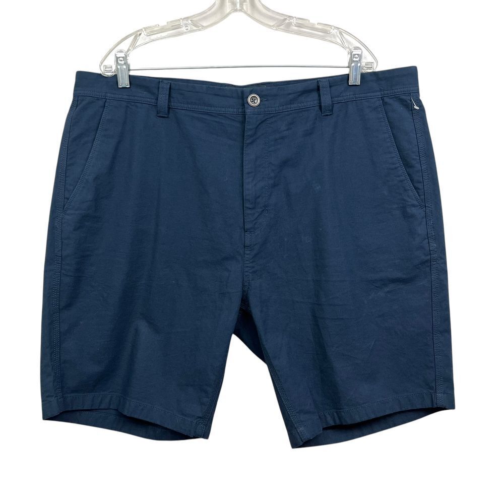 Rodd & Gunn Mens Chino Shorts Original Fit Slash Pockets Navy Blue Size 40*